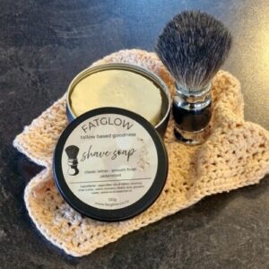 Tallow Shave Soap - Cedarwood, handmade in New Zealand by Fatglow